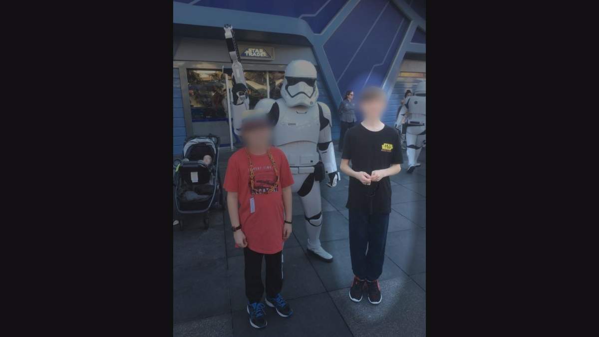 Recent photo of Jack Parcells and his younger brother