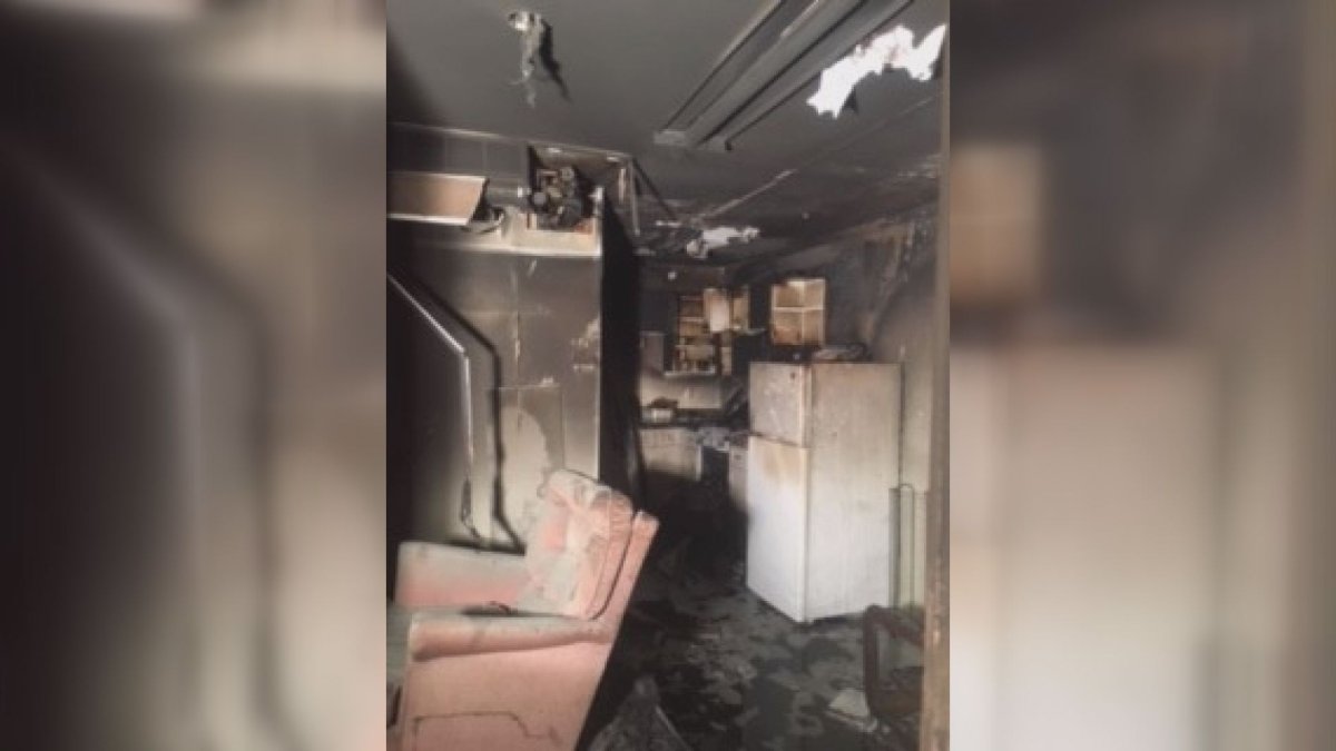 A Saskatoon Fire Department investigator determined the cause of an apartment fire was incendiary and originated on a stove.
