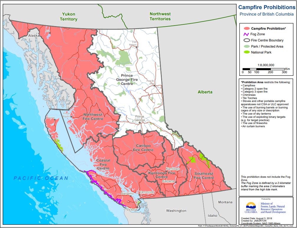 Campfire Ban Violators Rack Up $43,000 In Fines Over B.C. Day Long ...