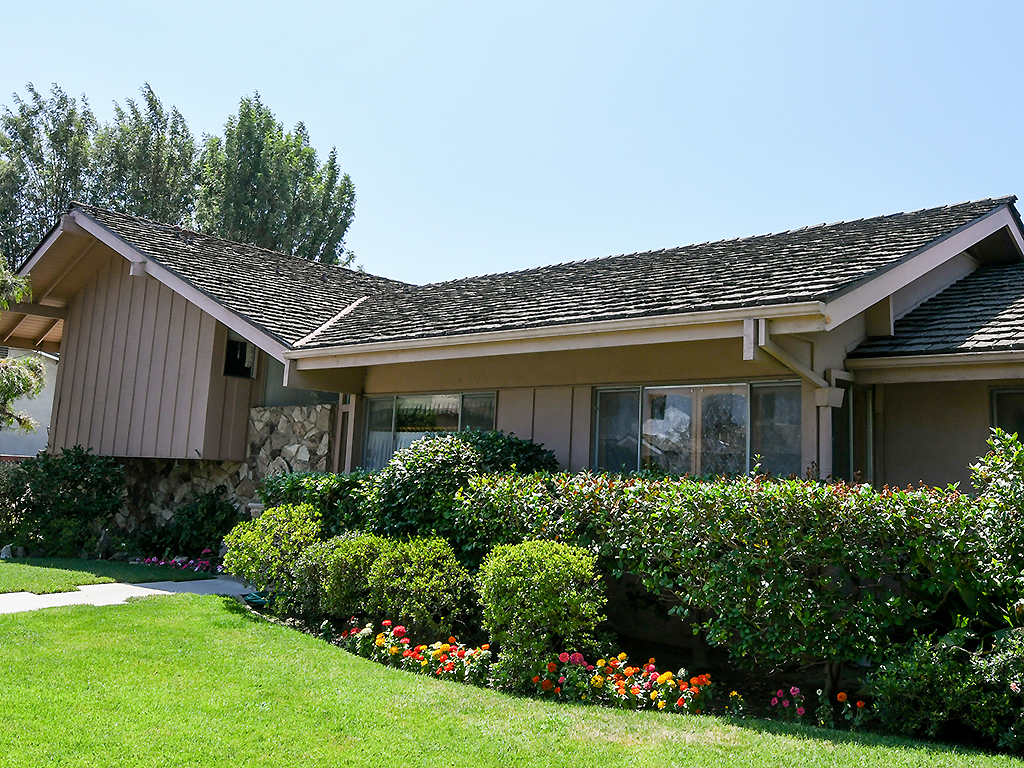 The house used in American sitcom 'The Brady Bunch'  in Los Angeles, Calif.