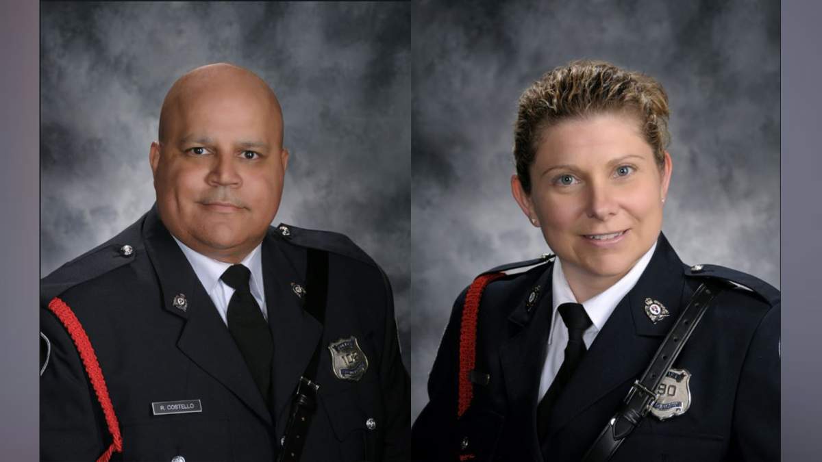Robb Costello and Sara Burns have been identified as the Fredericton Police Force members killed in a mass shooting on Aug. 10, 2018.