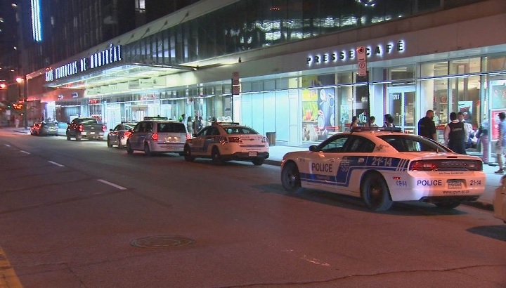 Montreal police have arrested one man in connection with a stabbing at the Berri bus terminal. Saturday, Aug. 4, 2018.