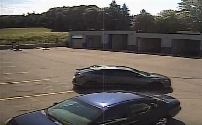Police in York Region are looking to speak with the driver of this car, who is not a suspect but police say gave a ride to a man now charged with second-degree murder.