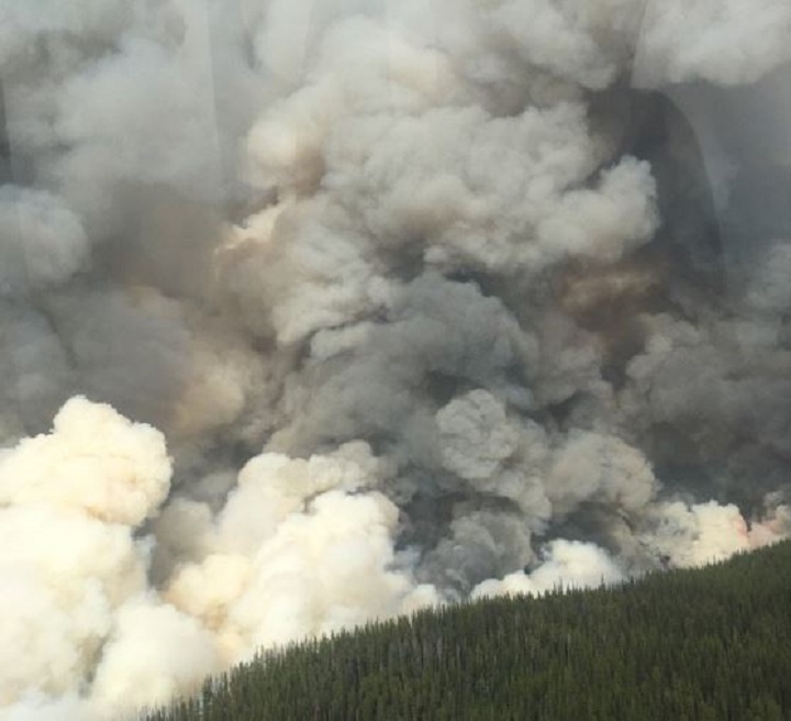 An evacuation alert for the Keremeos, B.C., area been expanded for the out-of-control, back-country Cool Creek wildfire. 