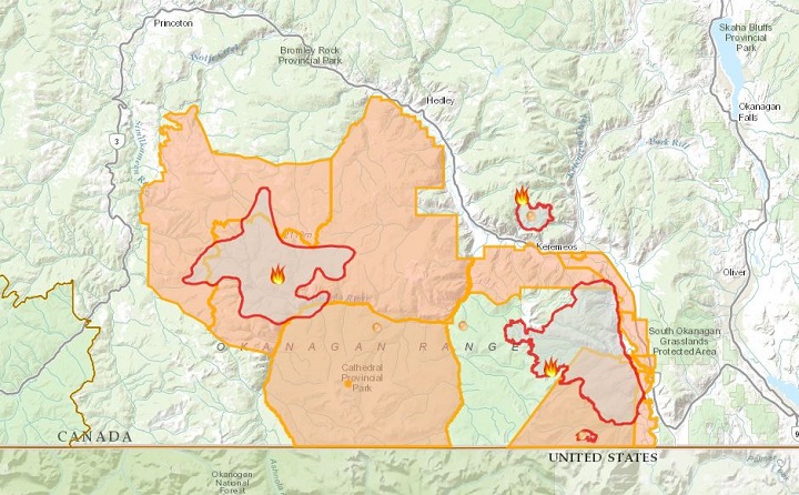 Evacuation alerts for the Cool Creek and Snowy Mountain wildfires were rescinded on Wednesday.