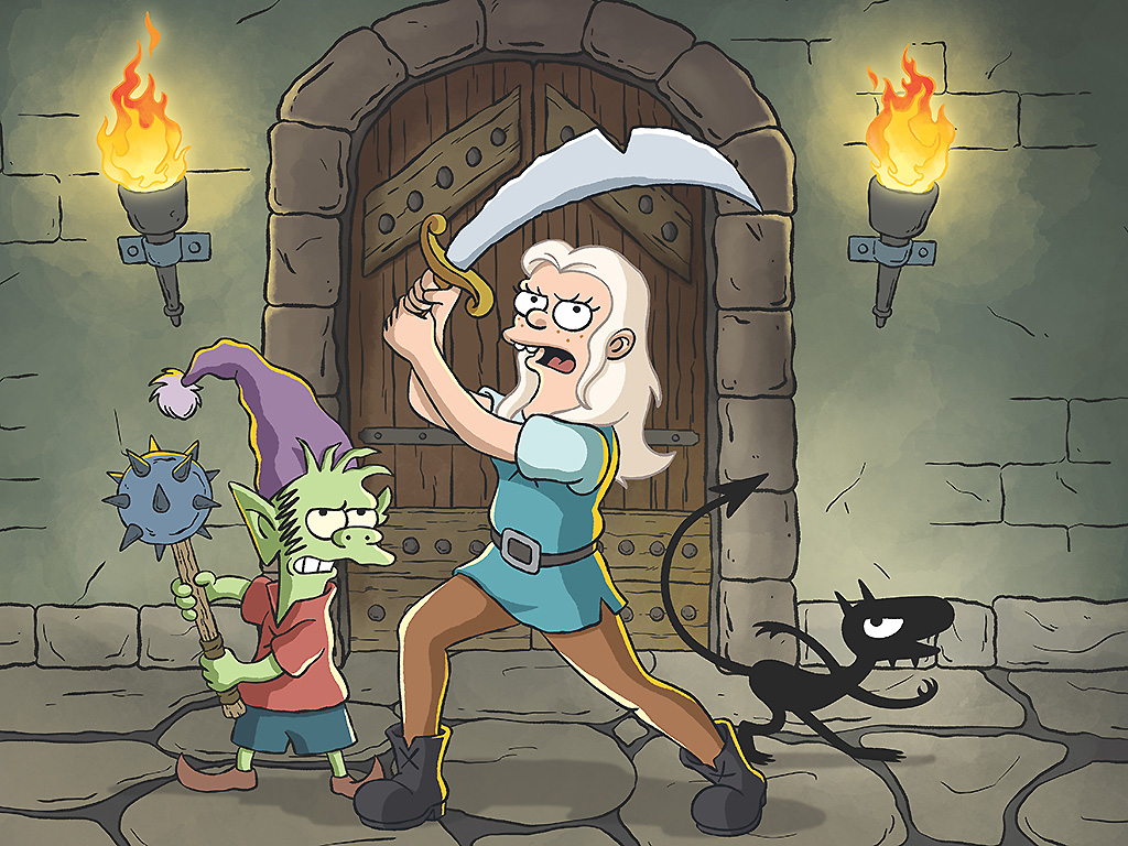 A still from 'Disenchantment,' Matt Groening's latest offering.