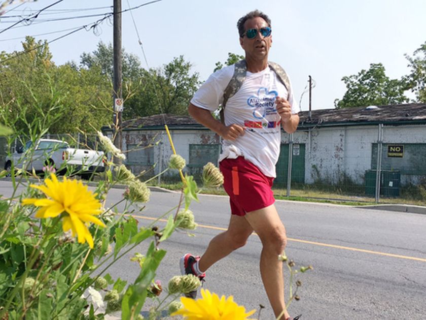 Man running from Hamilton to Montreal for Alzheimer’s research - image