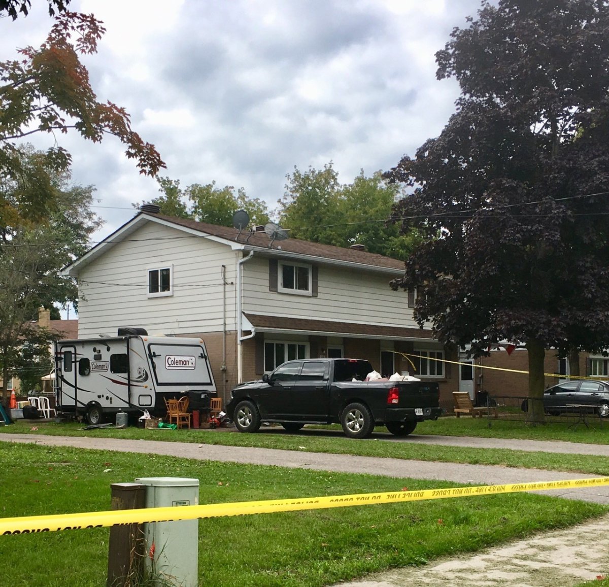 Cobourg police continue to investigate an early morning stabbing.