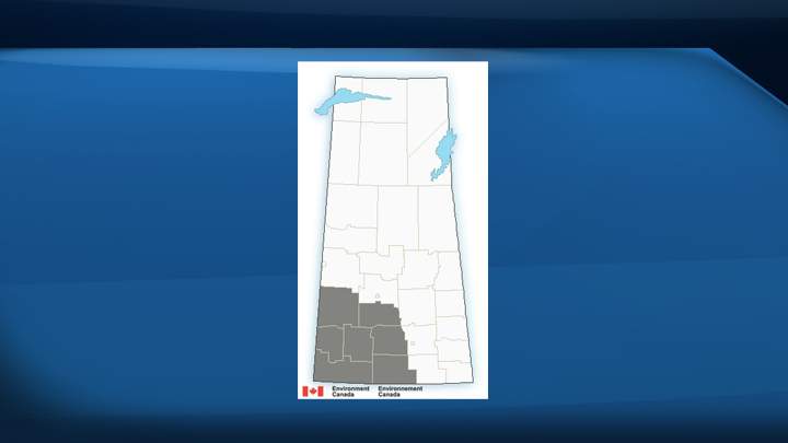 A weather advisory was issued for parts of southern and western Saskatchewan on Sunday afternoon as Environment Canada said conditions would be "favourable for the development of funnel clouds.".