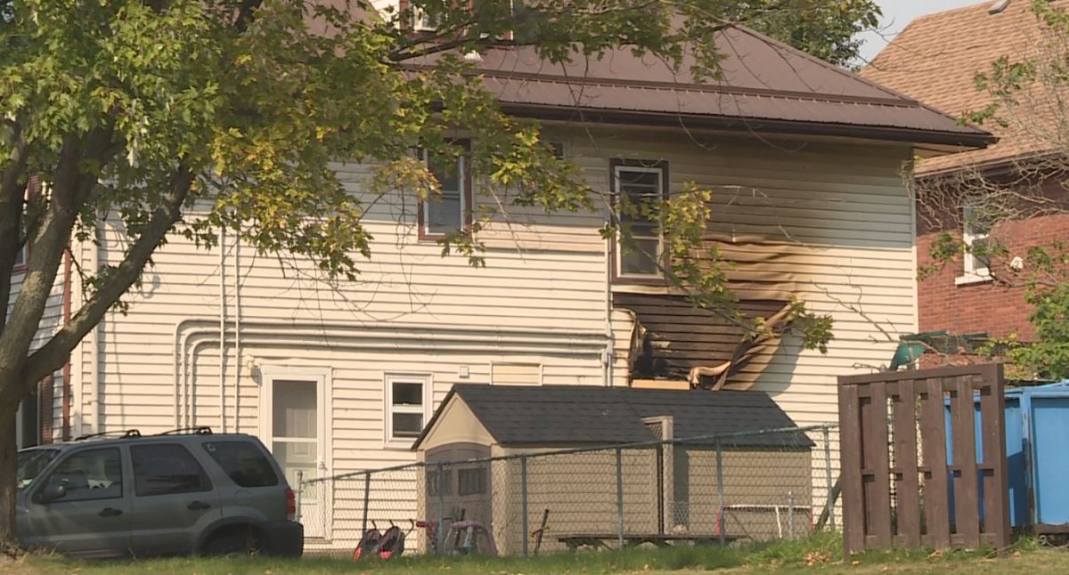 Damage crept to the outside of a multi-unit building where a Trenton man was caught in a fire on Aug. 23. He died of his injuries several days later.