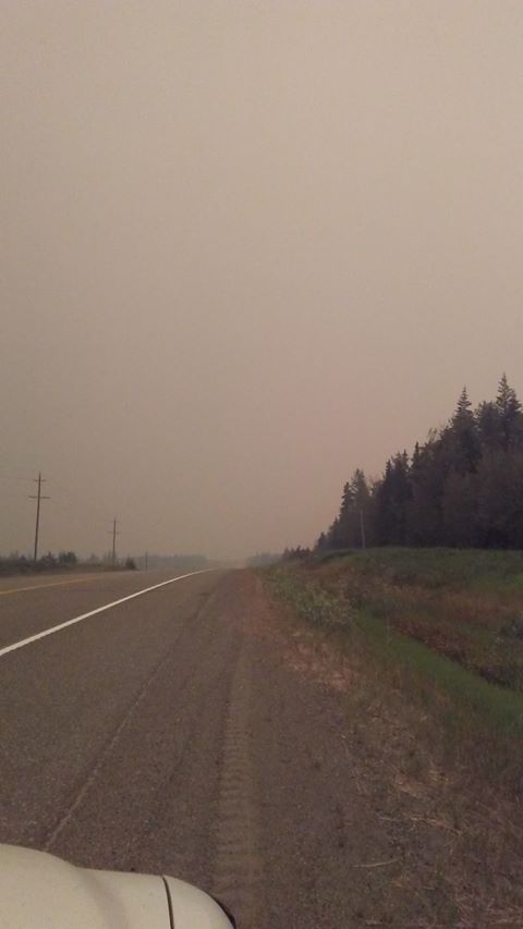 Highway 16 between Fort Fraser and Fraser Lake. Credit: Shawna Grey.