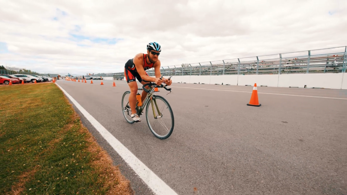 The Montreal triathlon -- the fifth in a series of eight events -- took place on a brand-new course this year.