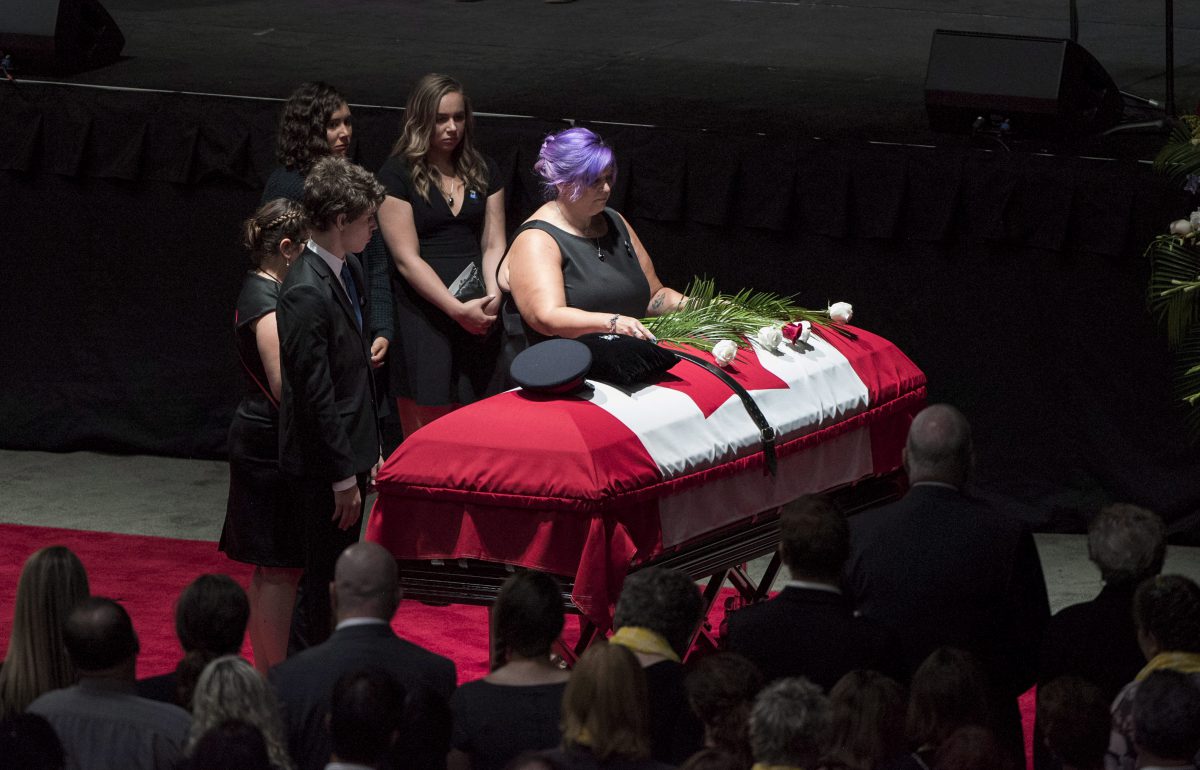 Thousands attend funeral service for Fredericton officers who made ‘the ultimate sacrifice