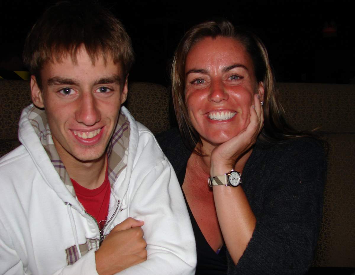 Michelle MacKinnon and her son, David, who died before she could donate her kidney to him.
