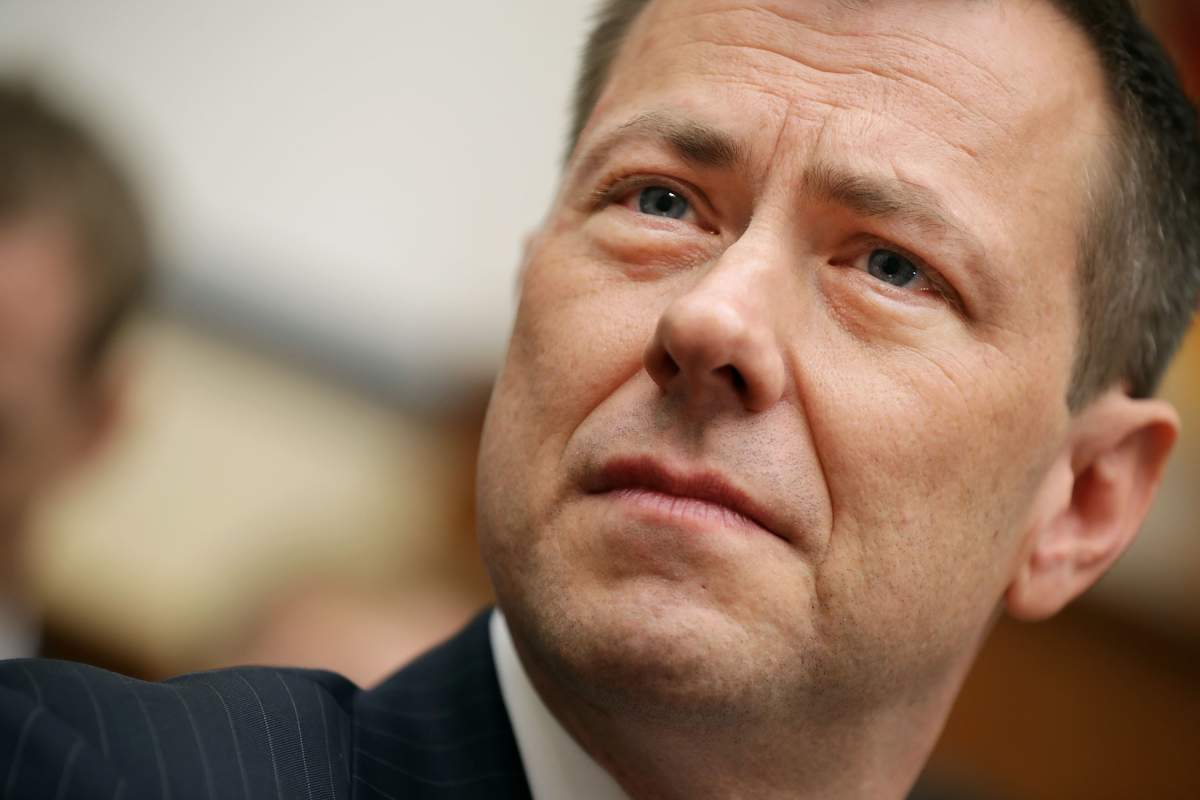 Deputy Assistant FBI Director Peter Strzok prepares to testify before a joint hearing of the House Judiciary and Oversight and Government Reform committees in the Rayburn House Office Building on Capitol Hill July 12, 2018 in Washington, D.C.