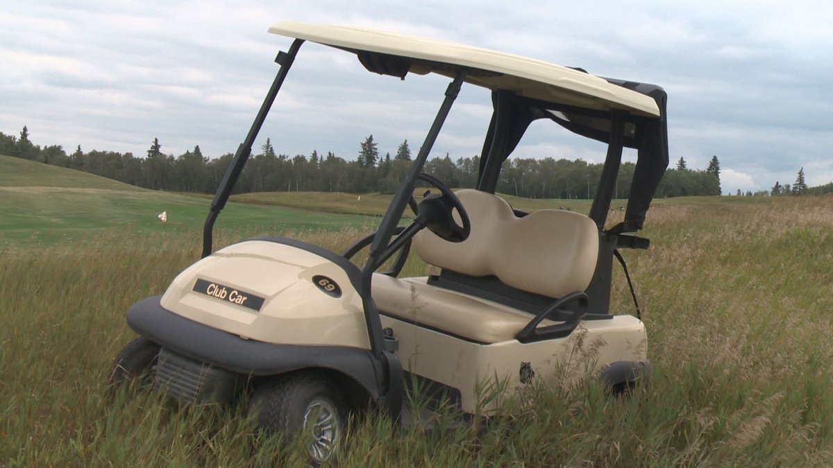 Upwards of $25,000 in damage was done to golf carts at the Wolf Creek Golf Resort in Ponoka, Alta.