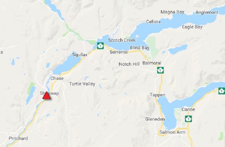 An accident near Chase, B.C., has closed part of the Trans-Canada Highway.