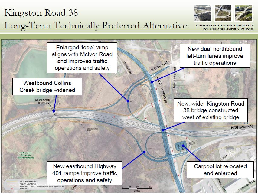 Here’s a breakdown of some of the improvements planned for the Highway 401/Gardiners Road interchange.