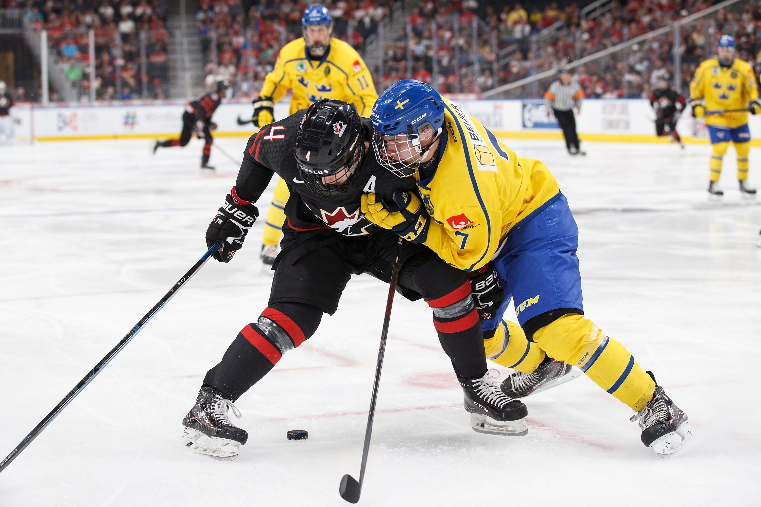 Team Canada playoff bound after 4-3 win against Sweden at Hlinka Gretzky Cup 