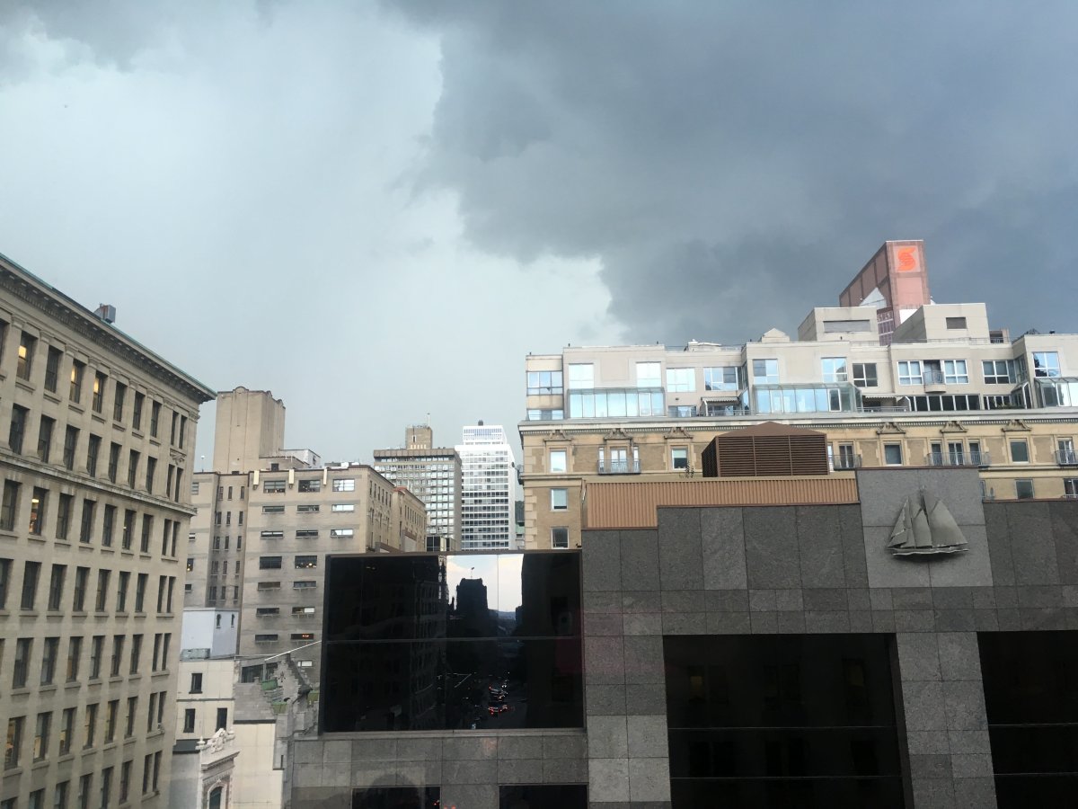 A sever thunderstorm watch is in effect for Montreal. Wednesday, July 29, 2020.