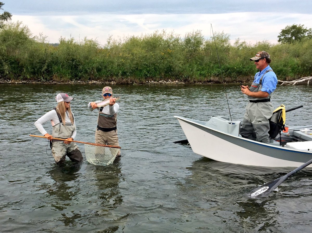 Fly-fishing with Shaw Charity Classic defending champion Scott McCarron ...