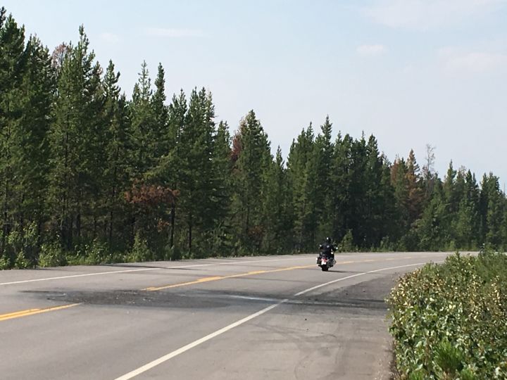 File photo of Highway 93 taken Aug. 7, 2018.