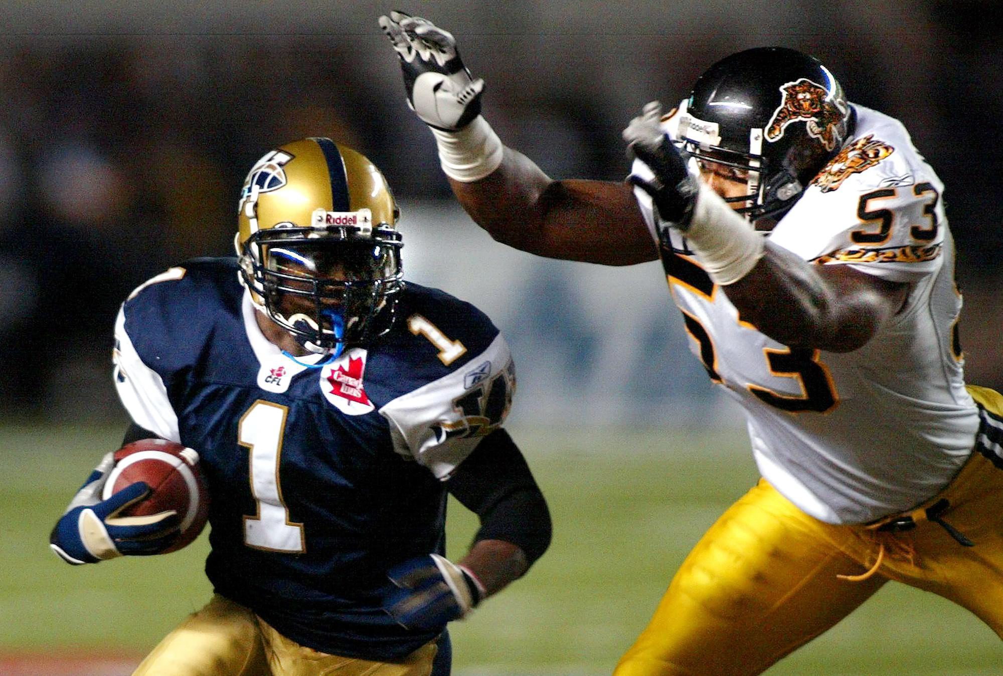Емблематичен член на Winnipeg Blue Bombers от ерата на 2000 те
