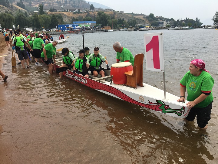This year’s Kelowna Dragonboat Festival has been cancelled because of health concerns from poor air quality.