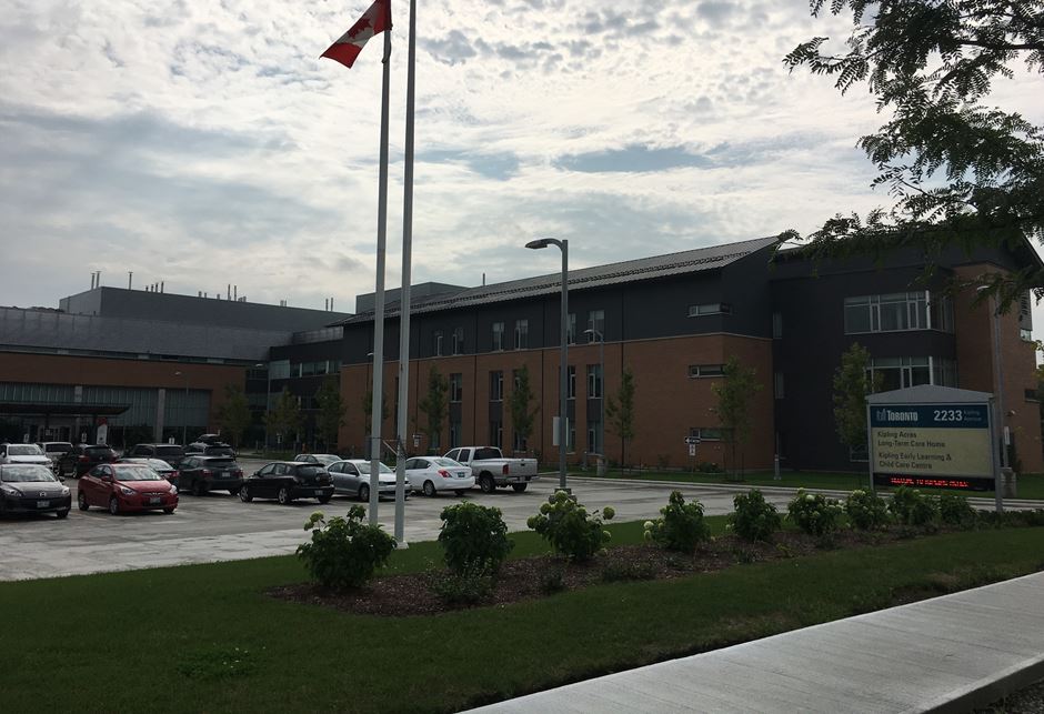 Kipling Acres Long-Term Care Home, in Etobicoke, Ont.