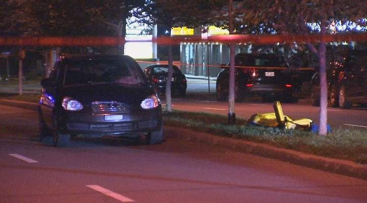 The pedestrian was crossing Boulevard Samson, near de Cherbourg Avenue when he was struck by a westbound vehicle. Saturday, Aug. 4, 2018.