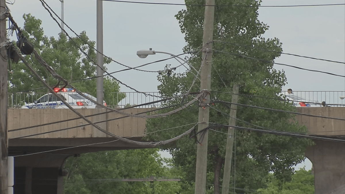 Laval police said the situation was under control shortly before 5 p.m.