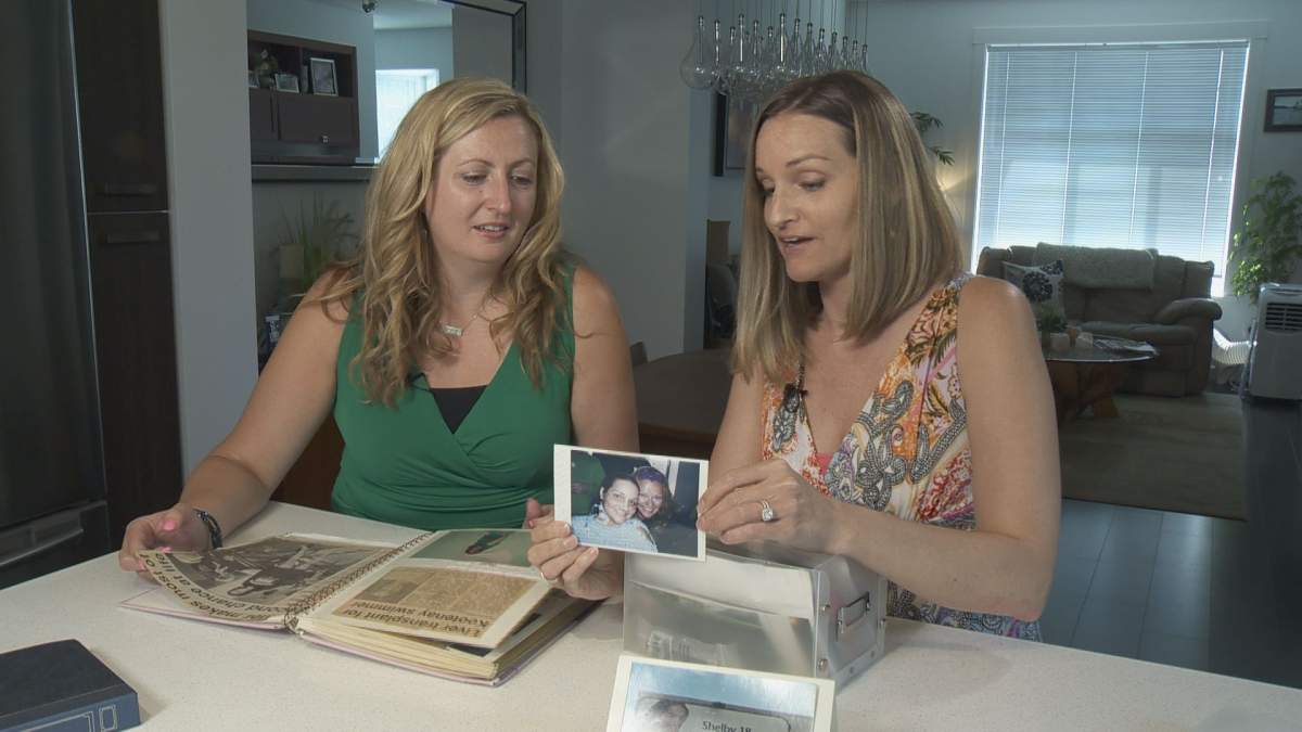 Corine Carey set up a fundraising page to help her friend Shelby Gielen (right) with medical expenses that come with her third liver transplant. 