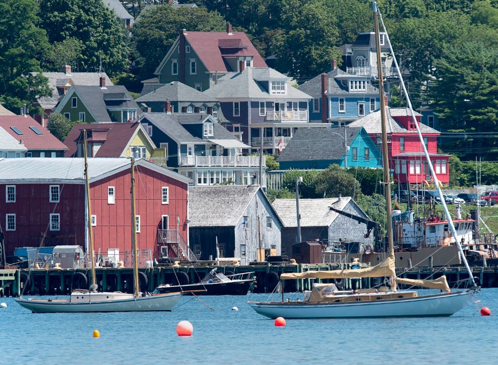The harbour in Lunenburg, N.S., is seen on Friday, Aug. 3, 2018. The UNESCO World Heritage site is dealing with an unpleasant odour in the town related to their sewage treatment infrastructure. 