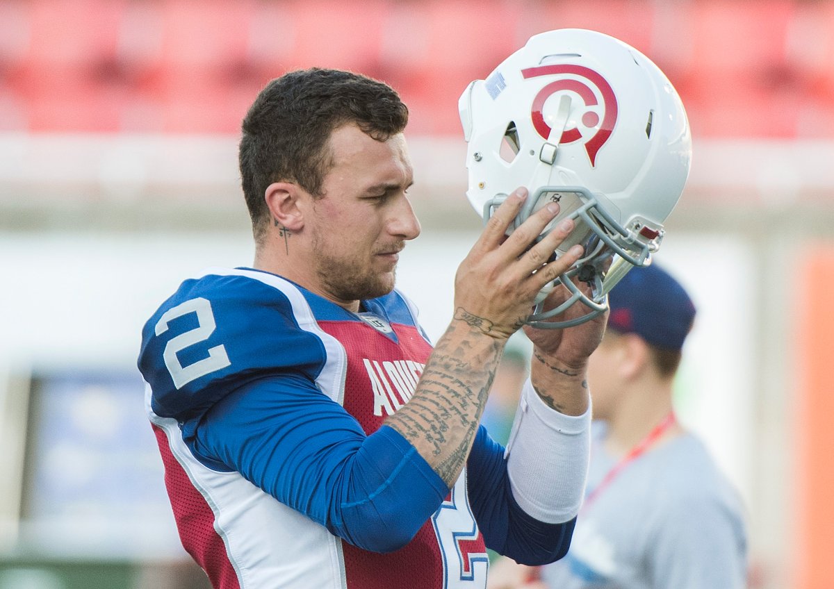 Montreal Alouettes quarterback Johnny Manziel will make his Canadian Football League debut Friday night against the Hamilton Tiger-Cats.
