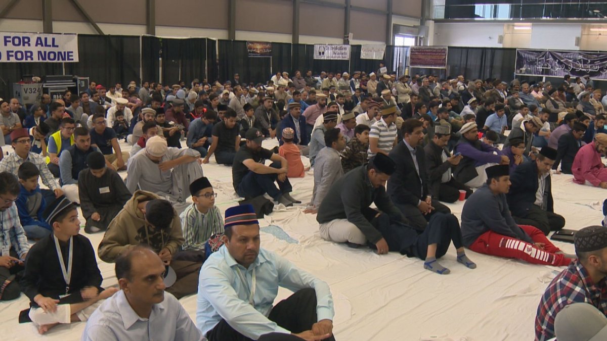 Thousands attended the largest annual Muslim convention in western Canada Saturday.