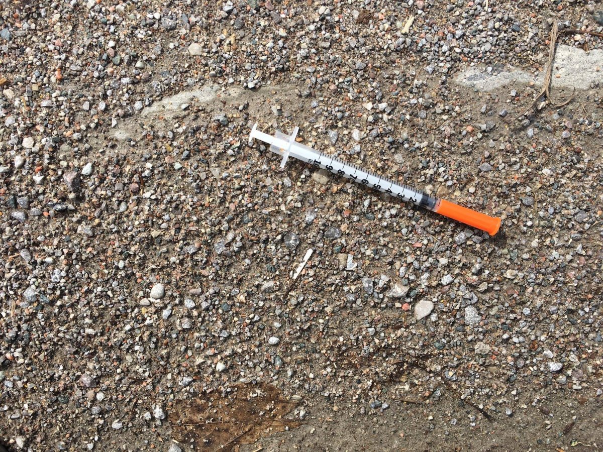 Saanich police are asking parents to talk to their kids about what to do if they come across a needle in a public place.