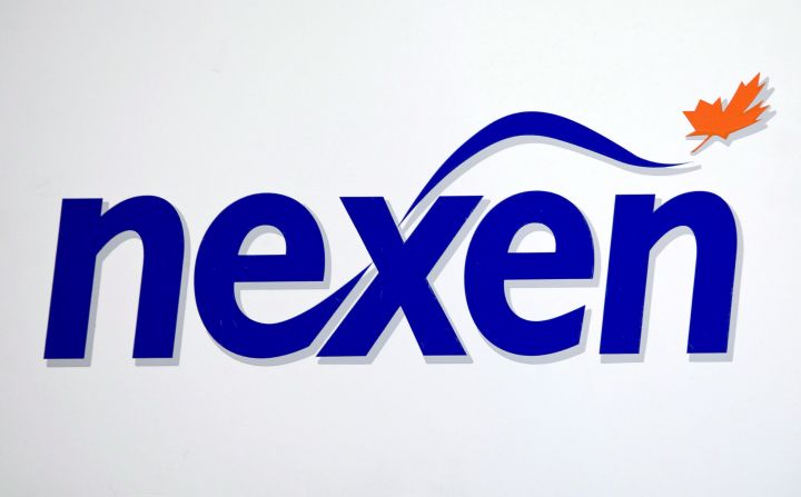 Nexen Inc. logo at the company's annual meeting in Calgary on April 25, 2012. A month after being ordered to pay $750,000 in fines related to a 2015 pipeline leak, Nexen is reporting a spill of 270,000 litres from a pipeline in the same area of northern Alberta. The Alberta Energy Regulator says in a post on its website that Nexen, a subsidiary of state-owned China National Offshore Oil Co. Ltd., reported the release of produced water from a pipeline near Anzac on Sunday. It says no waterbody or wildlife impacts have been reported and the line has been isolated and depressurized. It says cleanup is underway. 