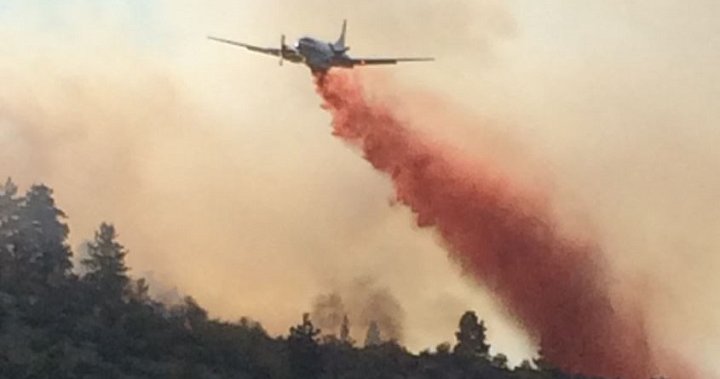 Wildfire air tankers return to Penticton, B.C. ahead of wildfire season