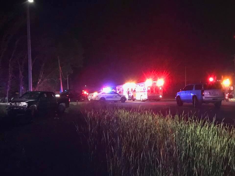 The teens were riding their bikes on the shoulder of Donald Road, just off Highway 9 when they were struck.