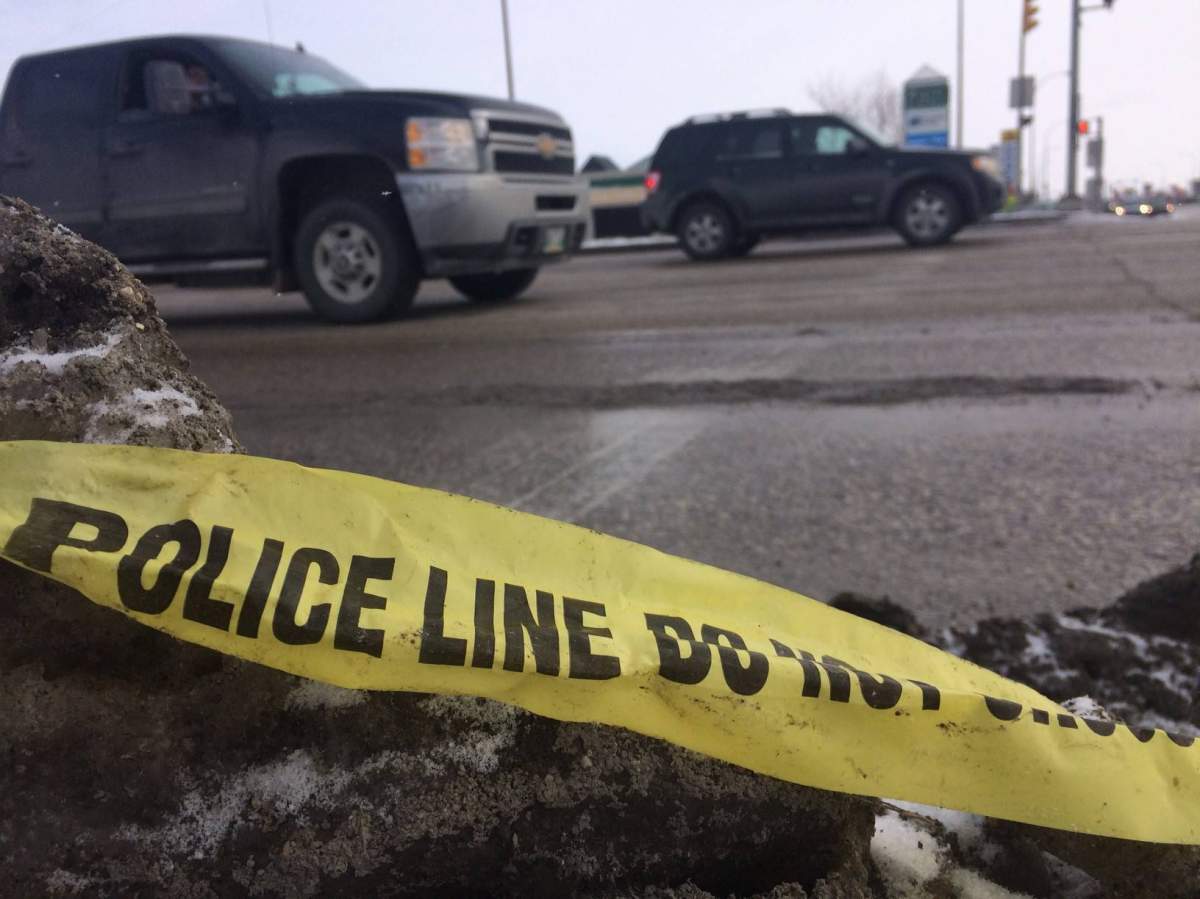 Police arrested a man after he blocked an officer with his vehicle.