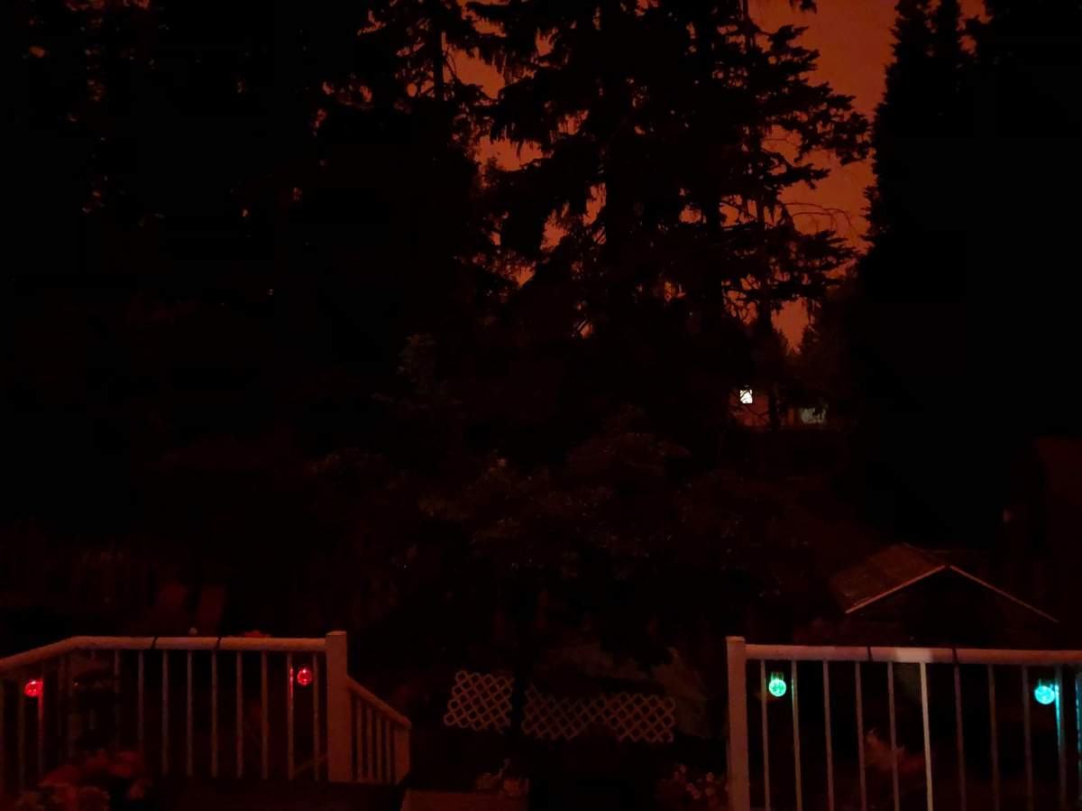 Prince George, taken at 7:30 a.m. Friday. Credit: Tammy Lukoni