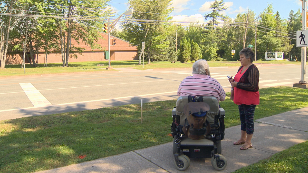 Resident Emile LeBlanc with Coalition for Seniors and Nursing Home Residents’ Rights