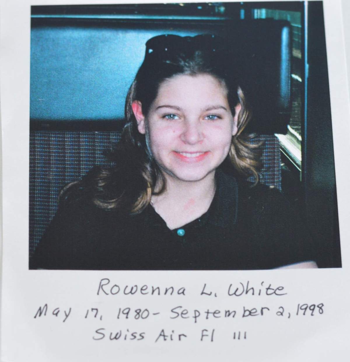 Rowenna White’s mother said media coverage of the Swiss Air crash became her “lifeline.”