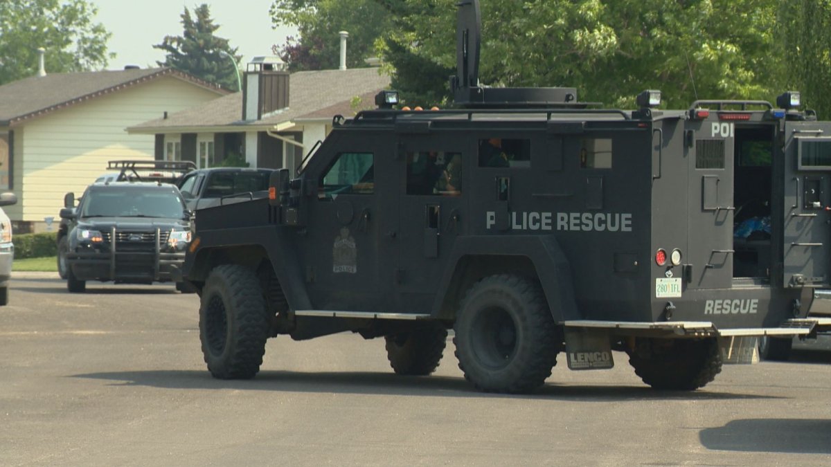 A man was reported to be armed and making threats inside a home in the Parkridge neighbourhood.