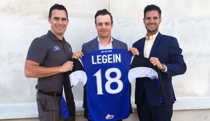 Stefan Legein has been named the Saint John Sea Dogs new assistant coach. .