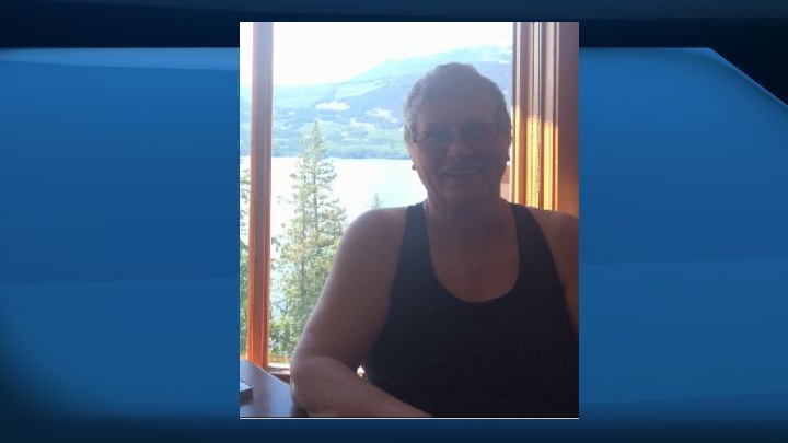 Sheila Scrutton is from Rocky Mountain House, Alta. and was reported missing on Sunday. She was last seen leaving Kinbasket Lake -- a reservoir on the Columbia River -- on Saturday.