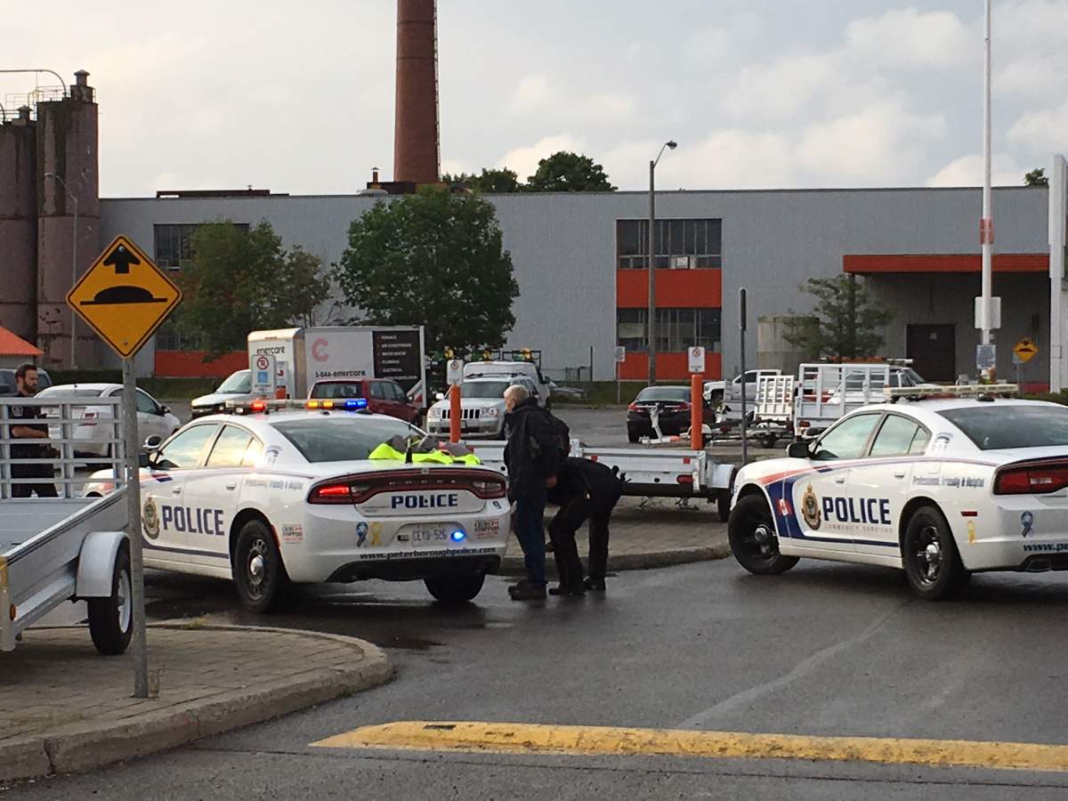 Peterborough police arrest a man at The Home Depot parking lot following the shooting of a woman.