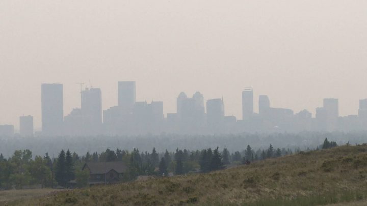 Calgary’s air quality hit max levels Aug. 7, 2018, presenting a high health risk.