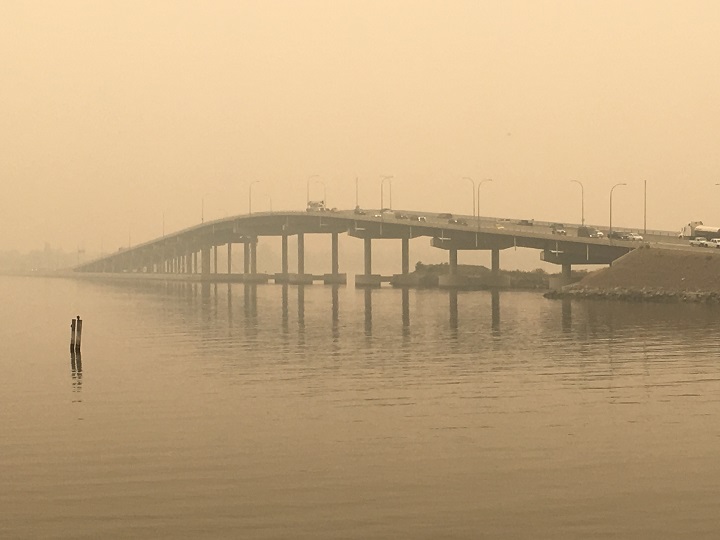 The Okanagan Valley is still under a special air quality statement because of wildfire smoke.