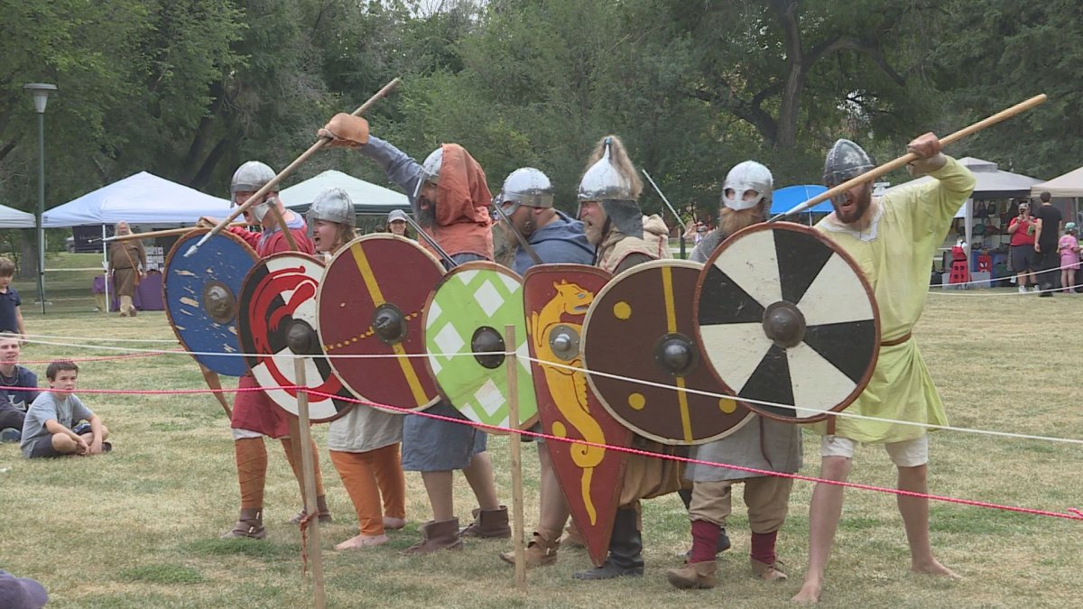 Swords and Sabres is a free renaissance festival that takes place at Coronation park.
